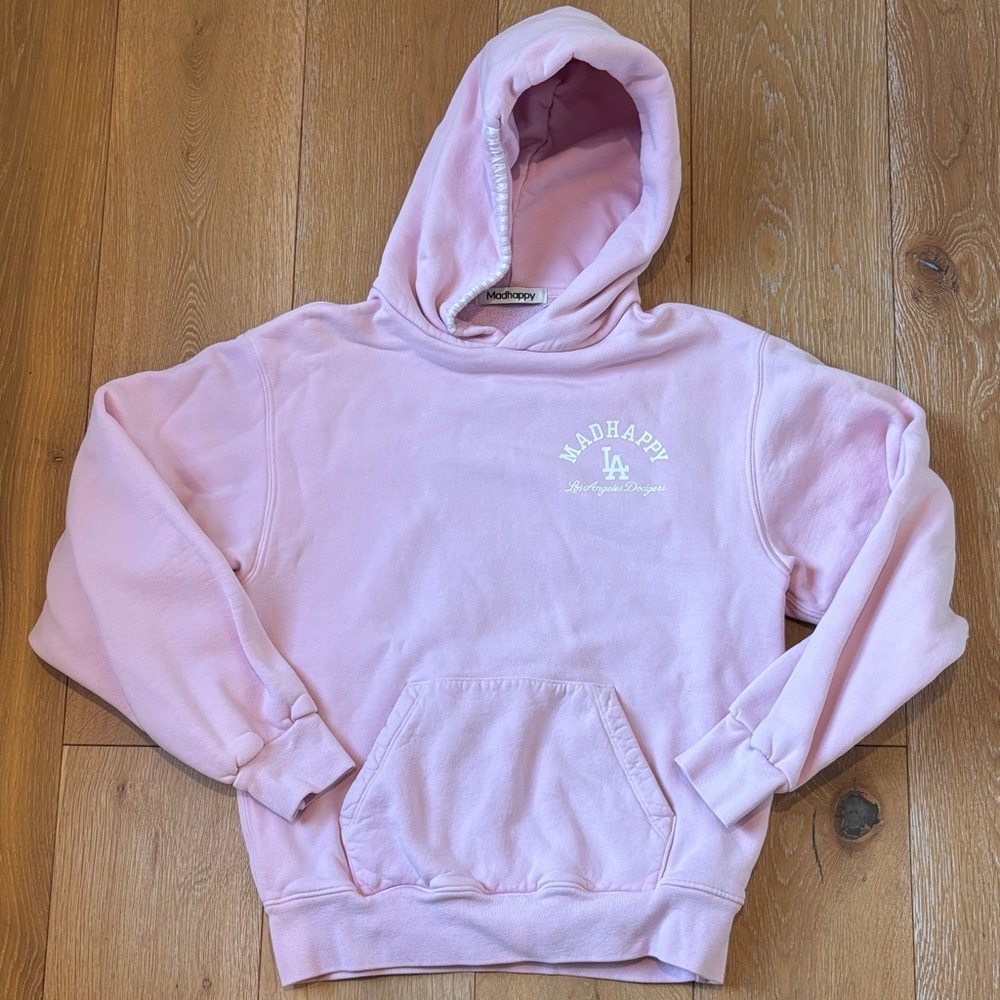 Madhappy Light Pink Logo Hoodie - Picture 3 of 9